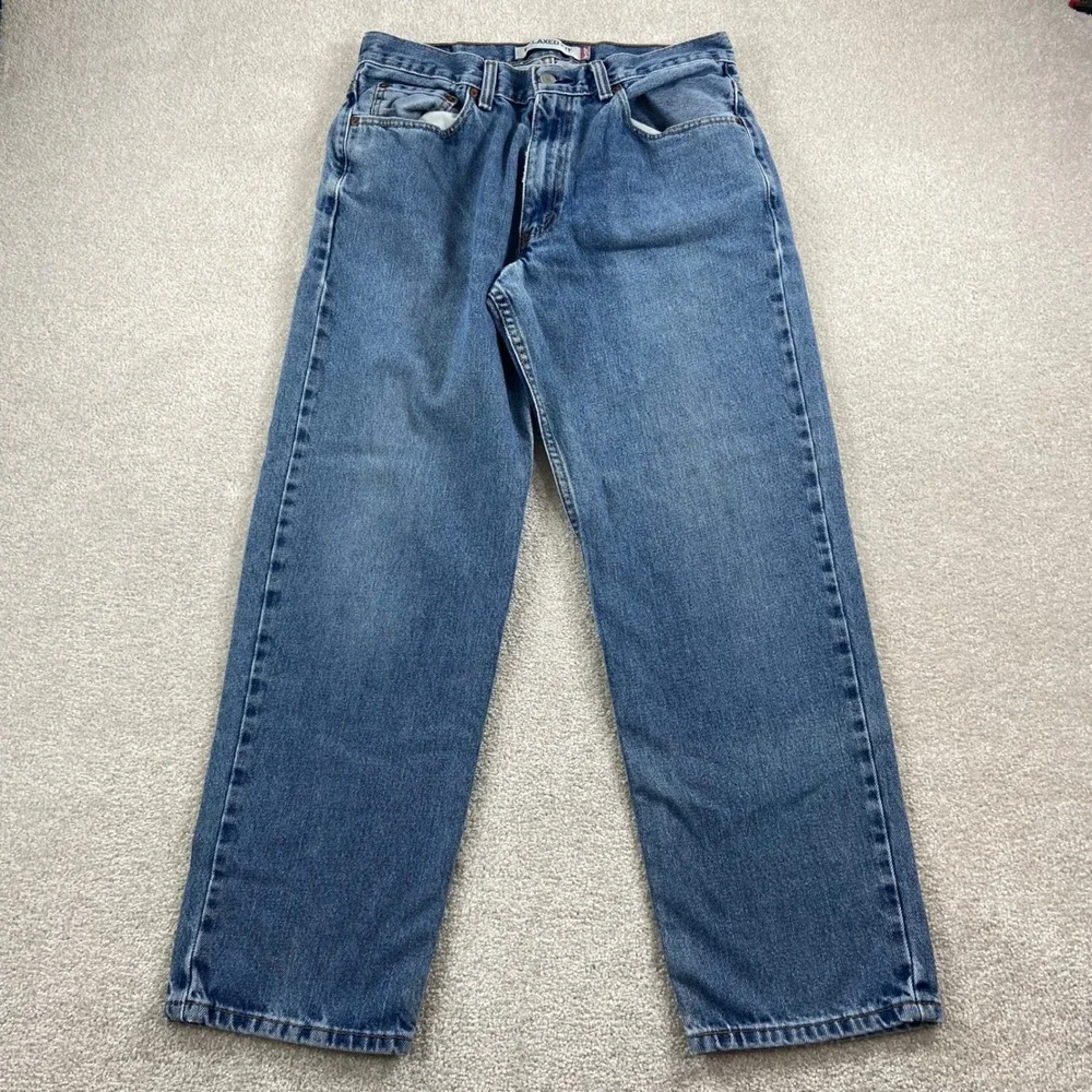 Vtg Y2K Levi's 550 Relaxed Fit Tapered Leg Jeans Mens 33x30 Blue Denim